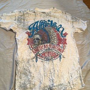 Affliction T-shirt, like new. One less than five times.
